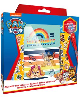 STATIONERY SET WITH DIARY AND MAGIC PEN PAW PATROL