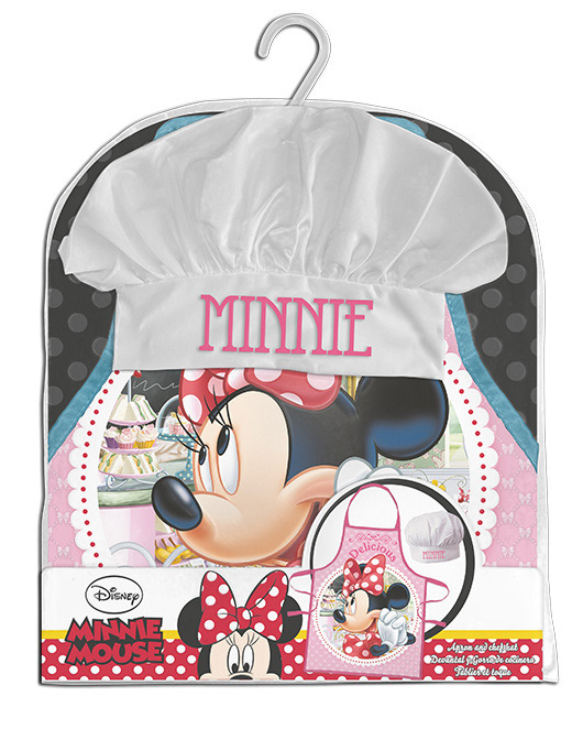 Delantal cocina Minnie Mouse Disney infantil surtido 