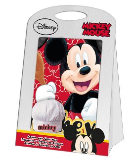 SET CHEF HAT AND KITCHEN APRON MICKEY