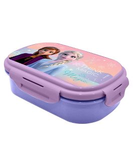 RECTANGULAR LUNCH BOX WITH CUTLERY FROZEN