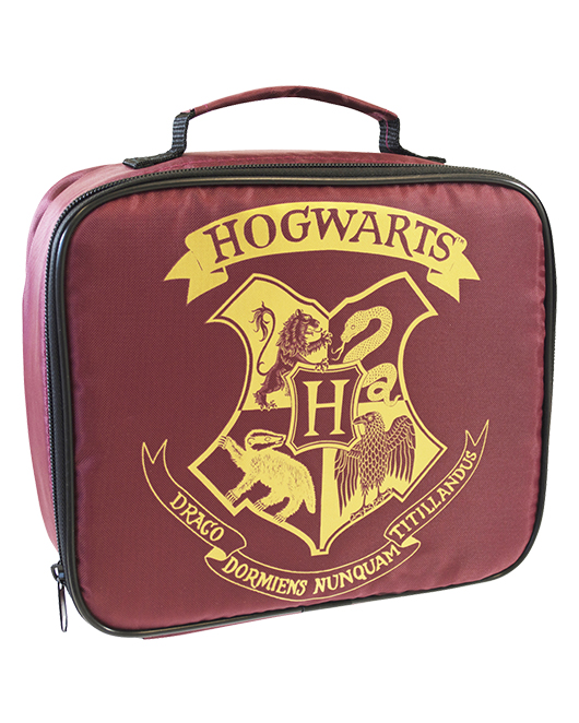 Color marrón diseño de búho Oficial de Hogwarts Bolsa para el Almuerzo Harry Potter 