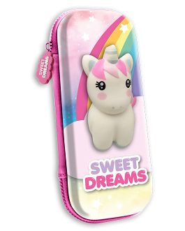 PENCIL CASE WITH ANTI-STRESS DOLL IN DISPLAY SWEET DREAMS 2. ASSORTED