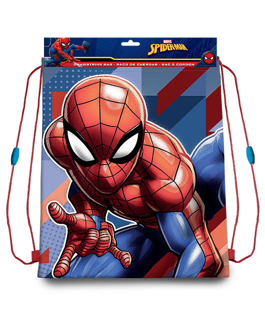 Marvel Ultimate SpiderMan Drawstring School Sports Gym Bag 