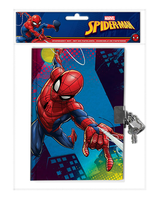 DIARY WITCH LOCK SPIDERMAN – Kids Licensing