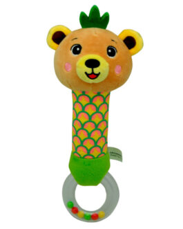 DISCOVERY & PLAY- PLUSH RATTLE BUBBA TROPIBEAR FROOTIMALS