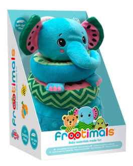 DISCOVERY & PLAY- PLUSH STACKING RING MELANY MELEPHANT FROOTIMALS