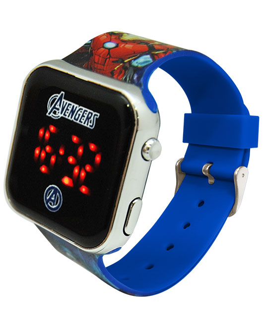 Marvel The Avengers Kids' AVG3508 Watch with Black Rubber Band : Amazon.in:  Fashion
