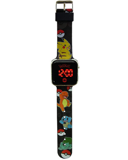 Reloj Led Pokemon Negro - Accutime