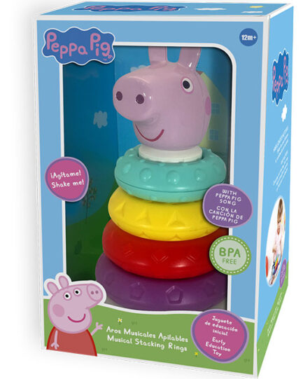 Aros Musicales Apilables-3 - Peppa Pig Baby