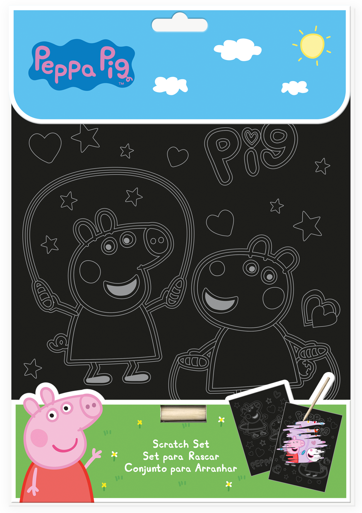 SCRATCH ART SET PEPPA PIG Kids Licensing