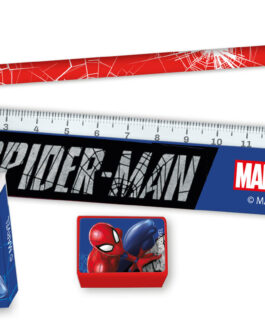 STATIONERY SET IN PENCIL CASE SPIDERMAN