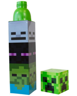 SQUARE CANTEEN FACE MINECRAFT 650ML