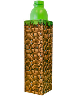SQUARE CANTEEN EARTH MINECRAFT 650ML