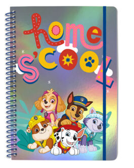 A5 NOTEBOOK WITH ELASTIC BAND IN CDU PAW PATROL