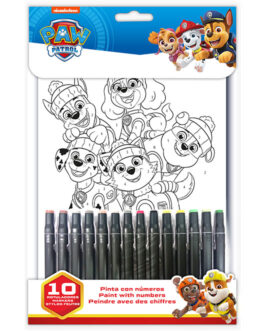 PAINT BY NUMBERS PAW PATROL